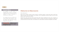 Desktop Screenshot of macrosonix.com